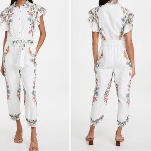 FARM RIO Floral “Louise” Jumpsuit Size Medium